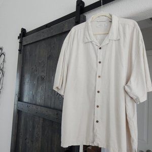 Mens Vintage Brand New Charter Cream Color Shirt